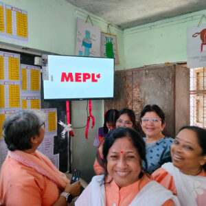 Donated Android TV 32 inch for students of Vidhya Vikas High school Chunabhatti