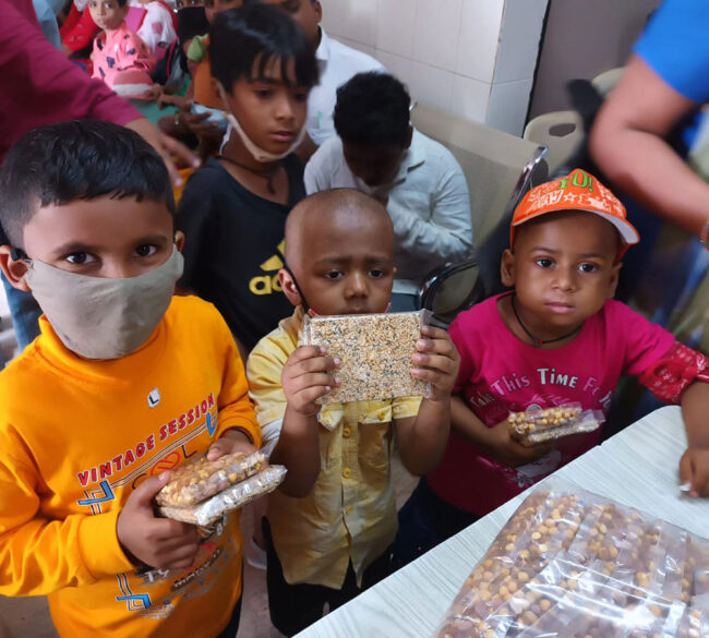 Started giving Nutritional supplements to Pediatric onco Patients