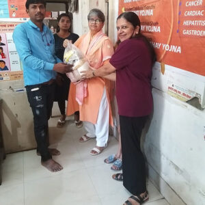 Grocery distribution to T.B. patient's at Sion TB centre