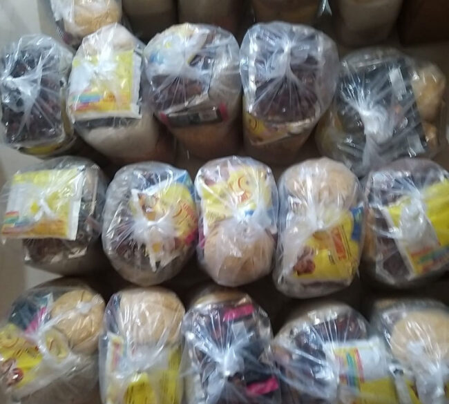 Grocery distribution to T.B. patient's at Sion TB centre